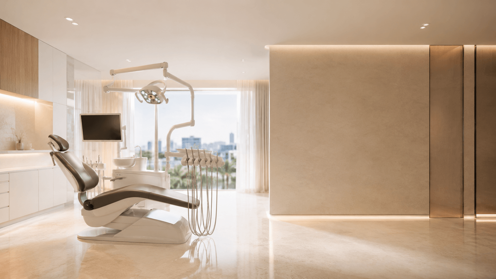Modern dental treatment room